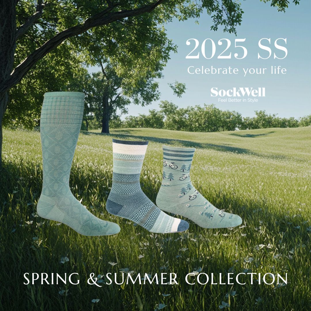 履くたびにケアできる着圧ソックスブランド『Sockwell』からグリーンカラーが注目の2025年春夏シーズン最新コレクションが登場!
