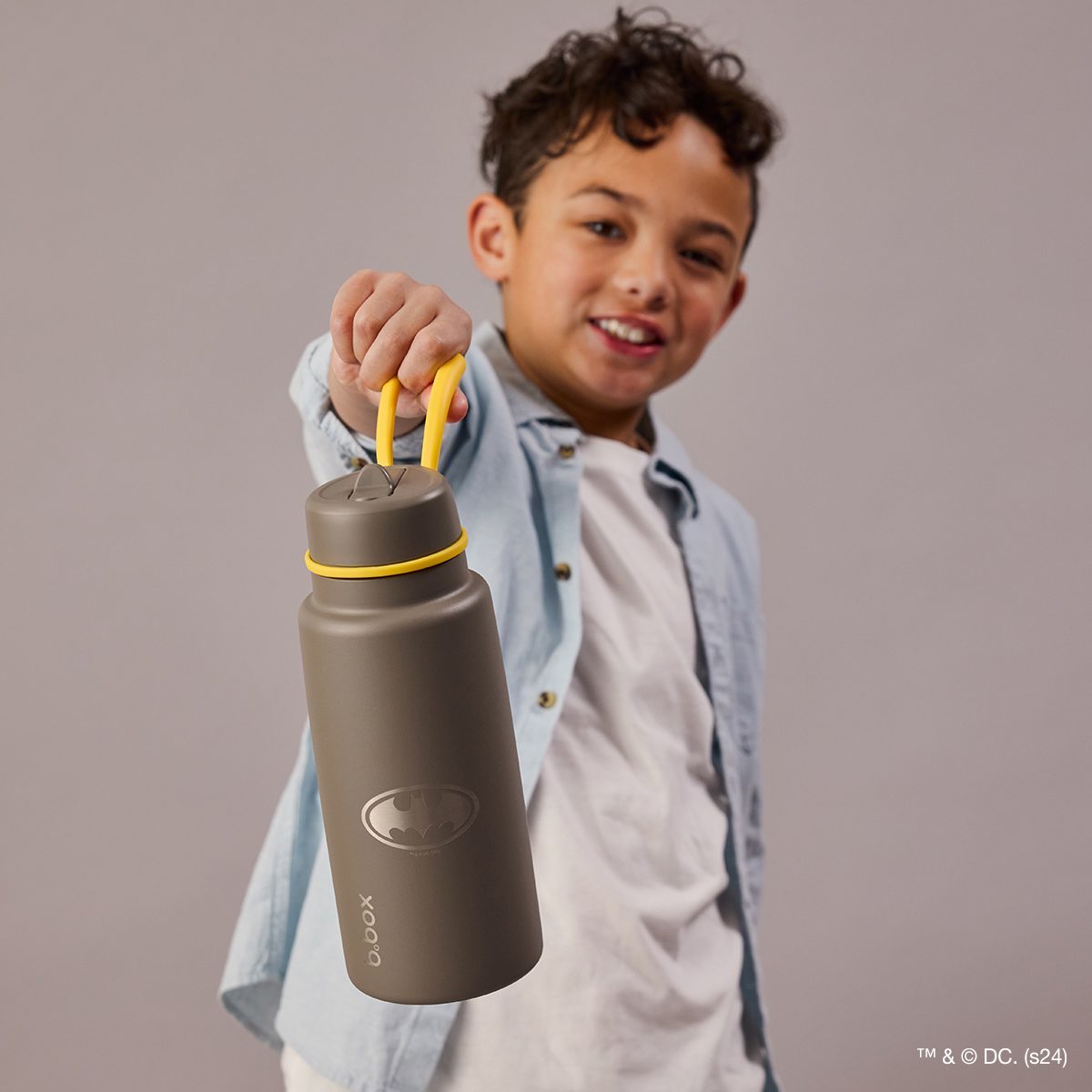 1L Insulated Flip Top Bottle - Batman