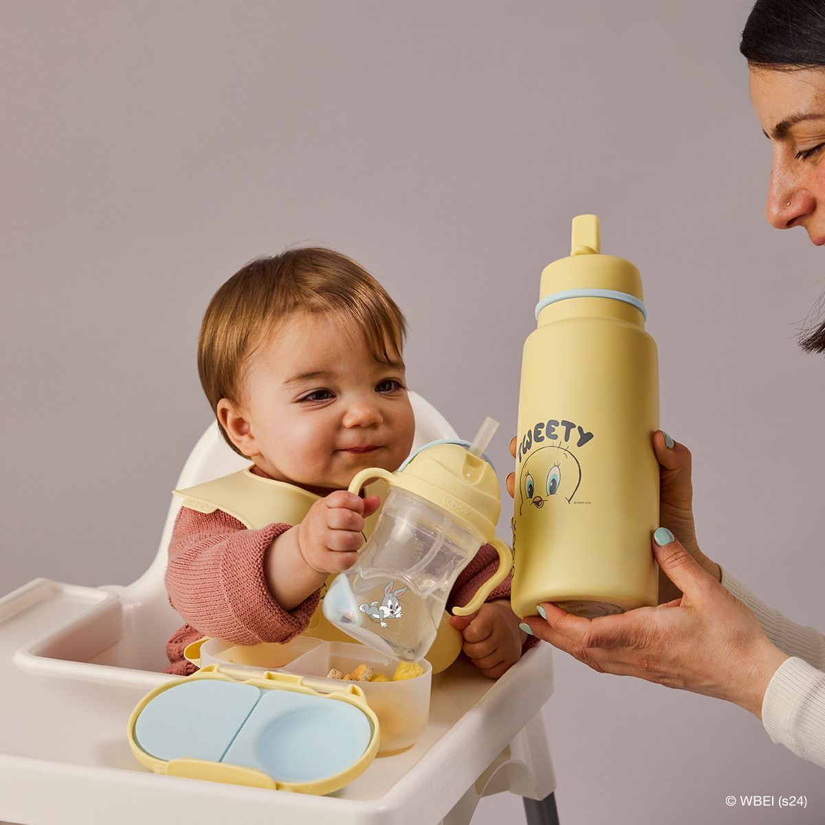 1L Insulated Flip Top Bottle - Looney Tunes