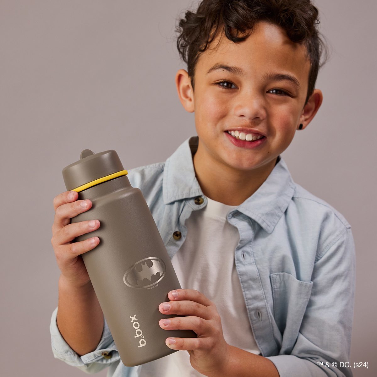 1L Insulated Flip Top Bottle - Batman