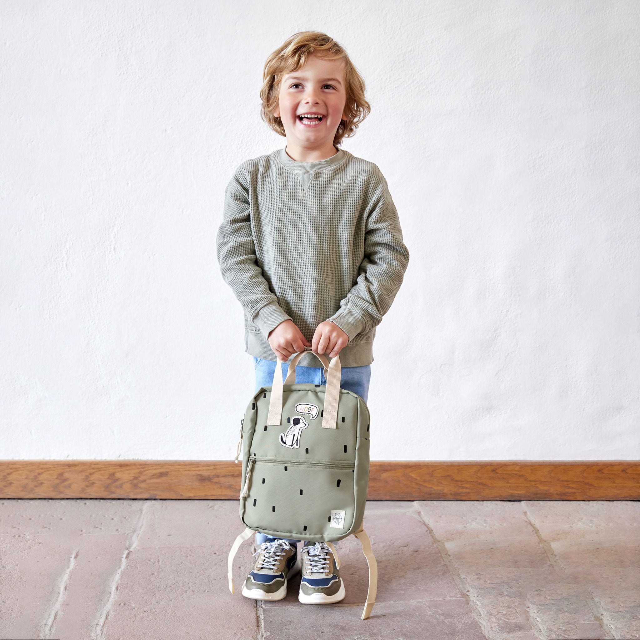 Mini Square Backpack Happy Prints ミニスクエアバックパック(子供向けリュック)