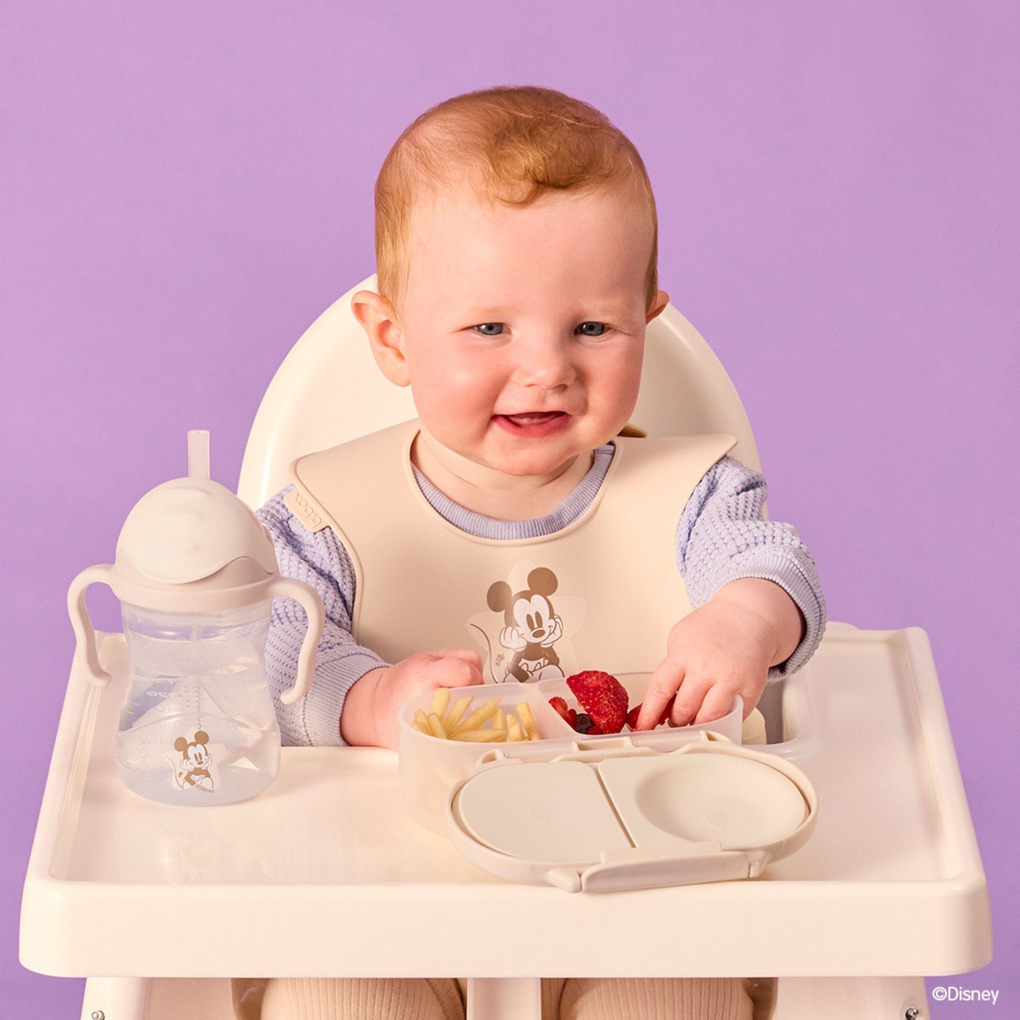 Disney Silicone Bib - Mickey Soft