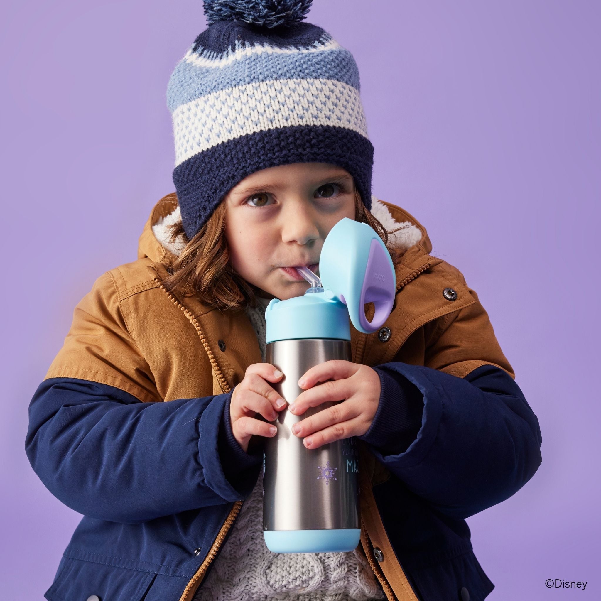 500ml Disney Insulated Drink Bottle - Frozen S3