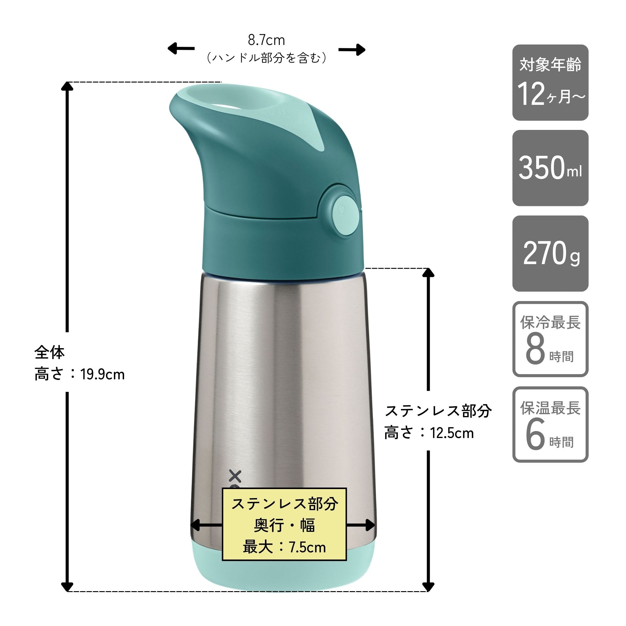 350ml Insulated Drink Bottle
