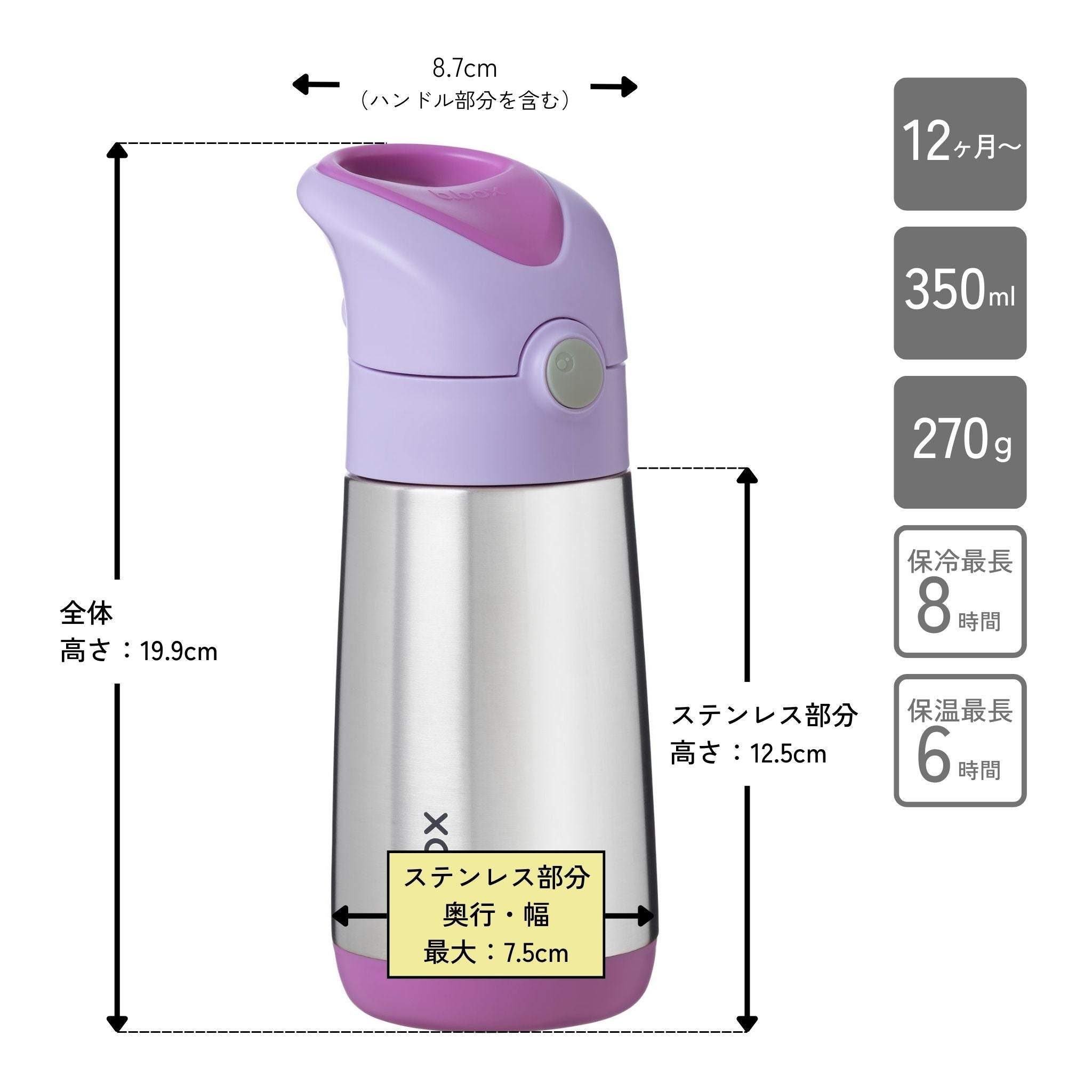350ml Insulated Drink Bottle