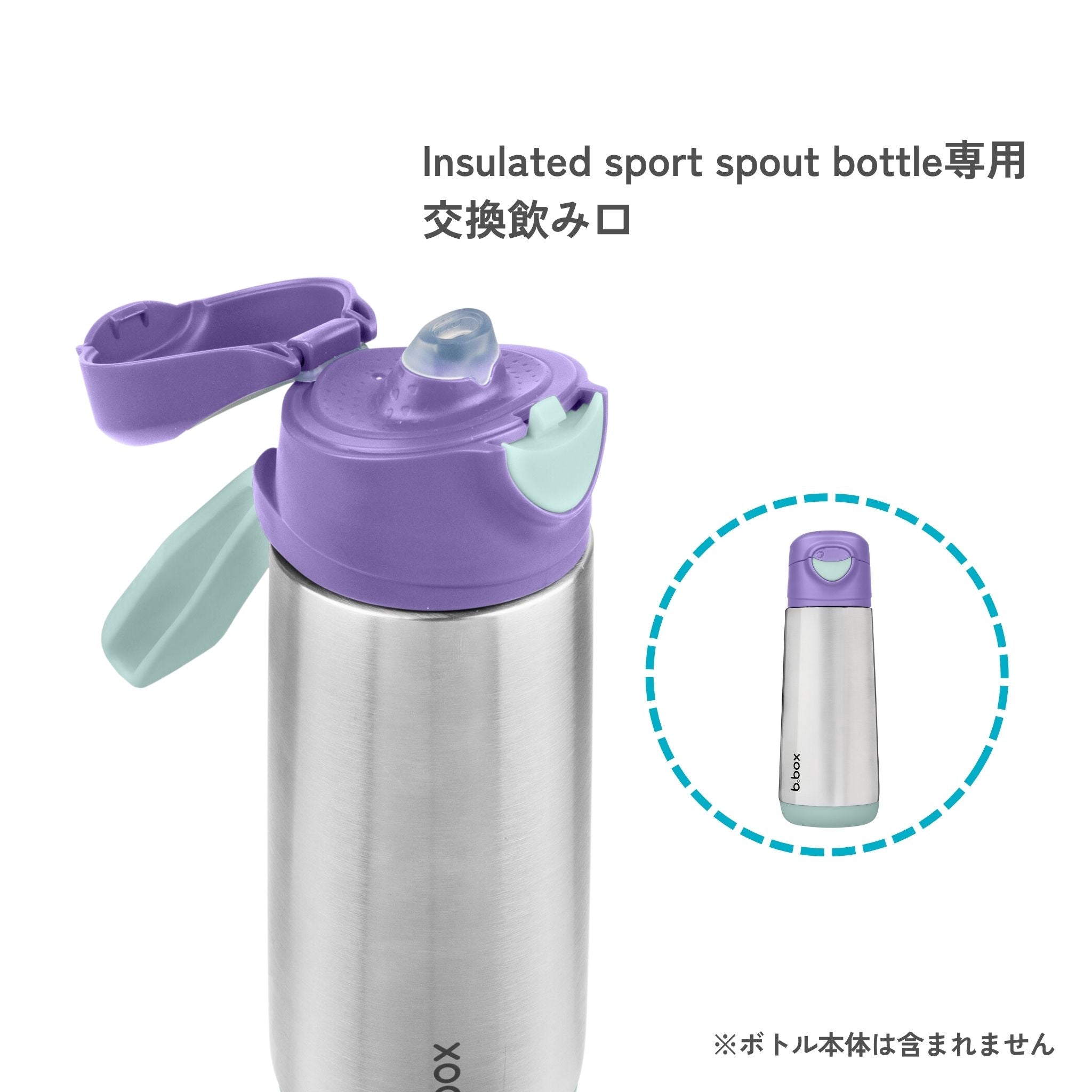 Insulated sport spout bottle 2pk replacement part