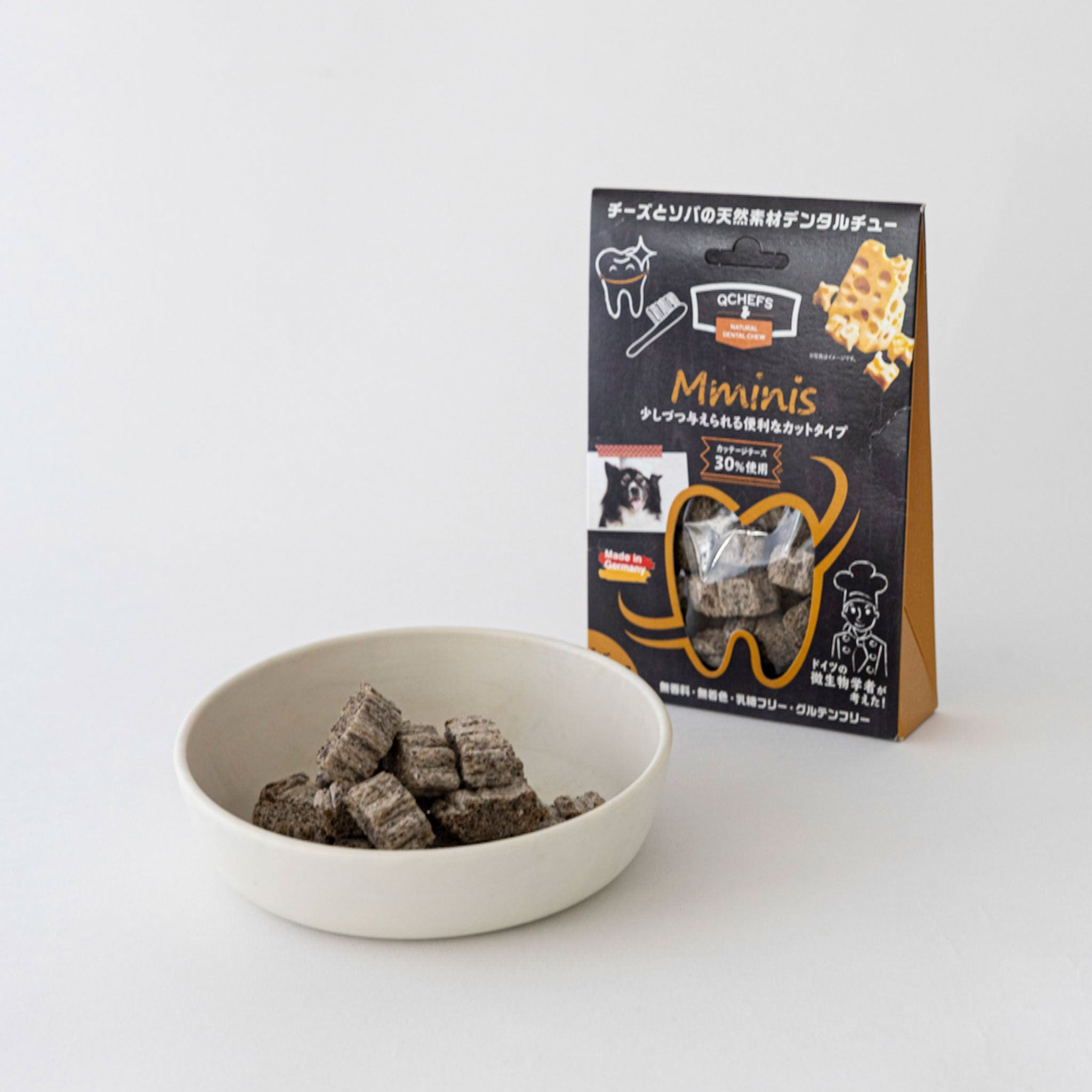 Mminis for dogs (ミニズ)/犬用デンタルスナック | QCHEFS(キューシェフス)