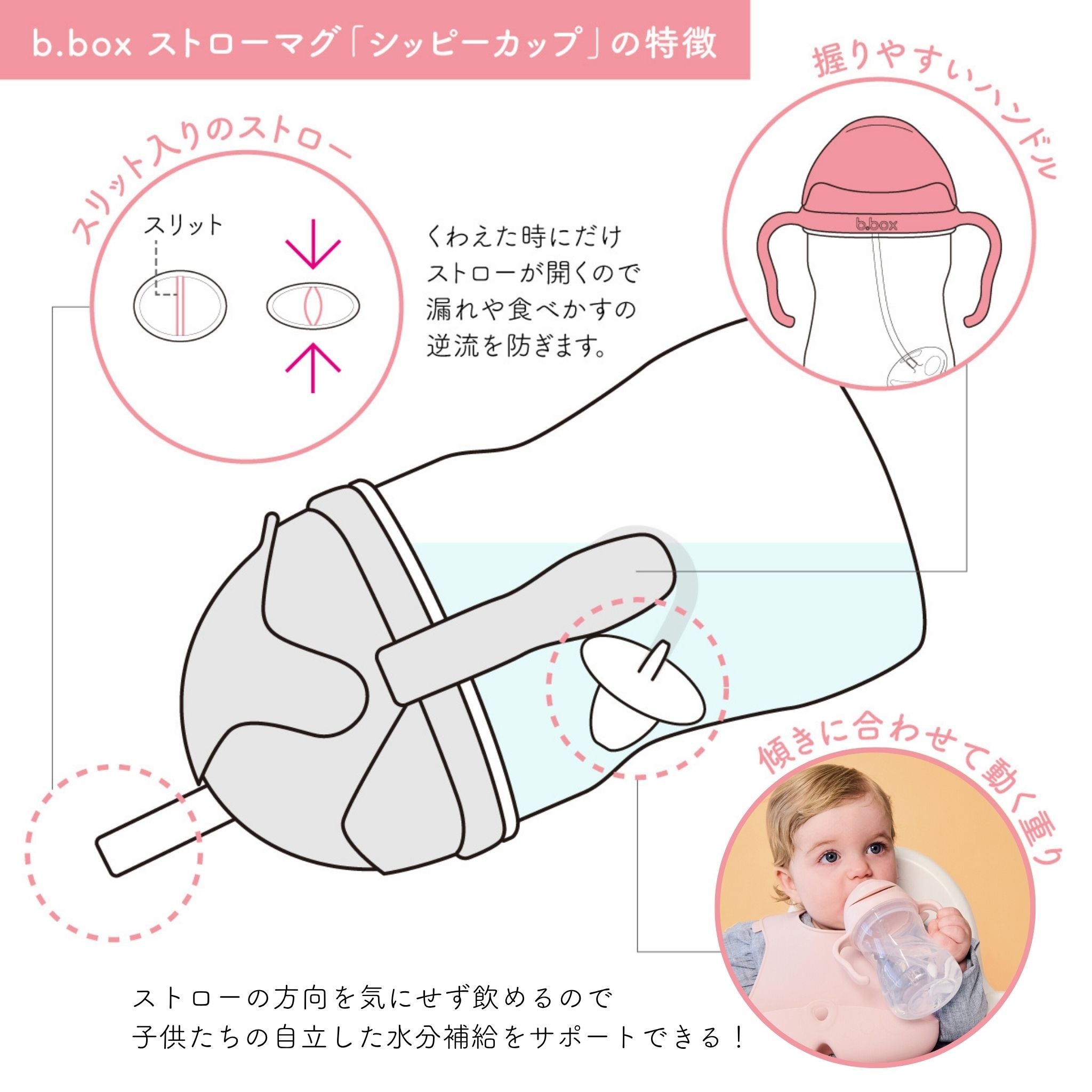 シッピーカップ特徴 図解 エンボスver
