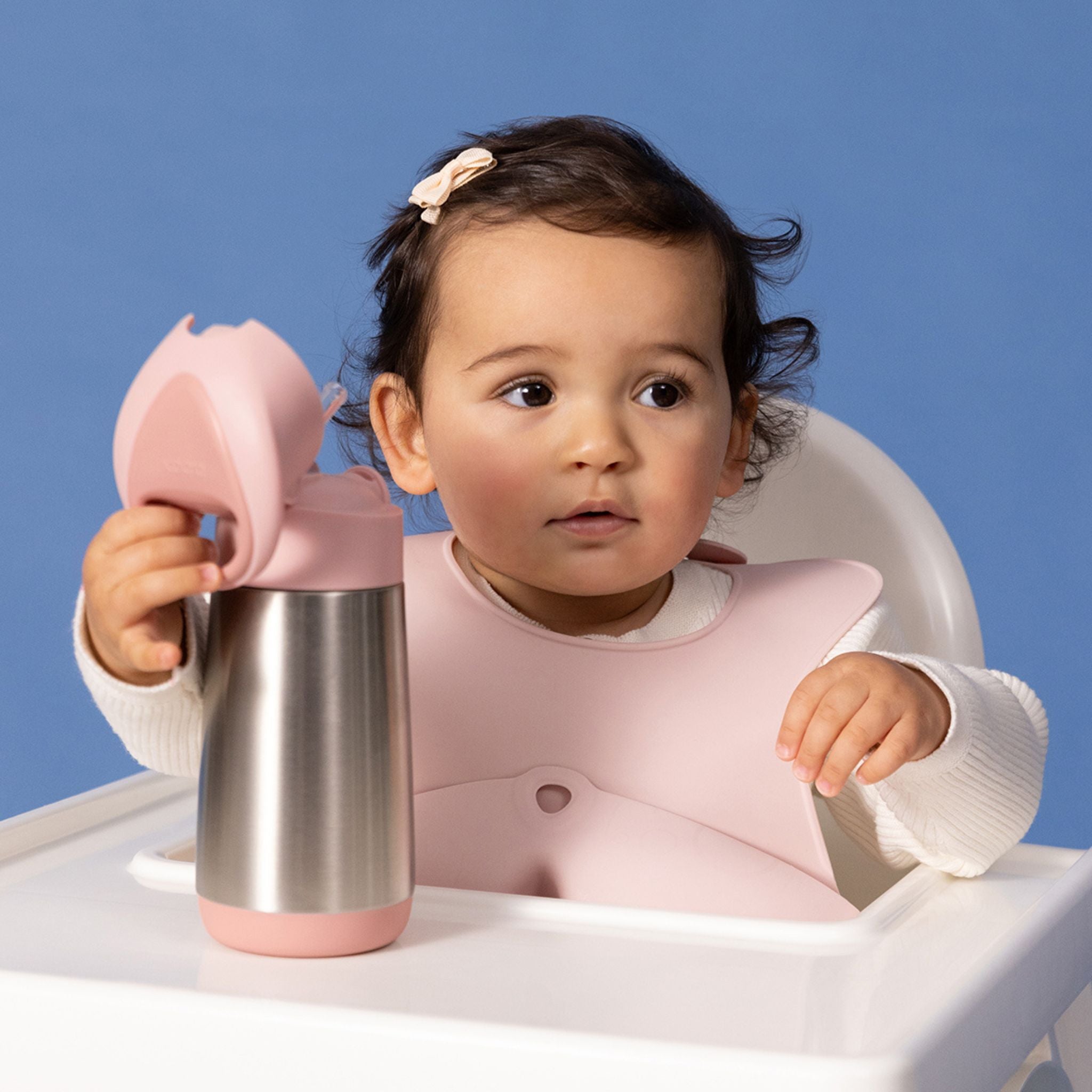 【New】350ml Insulated Drink Bottle - blush crush