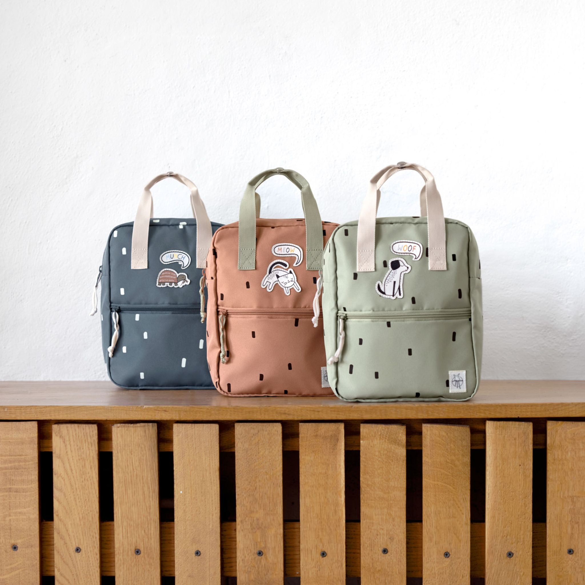 Mini Square Backpack Happy Prints