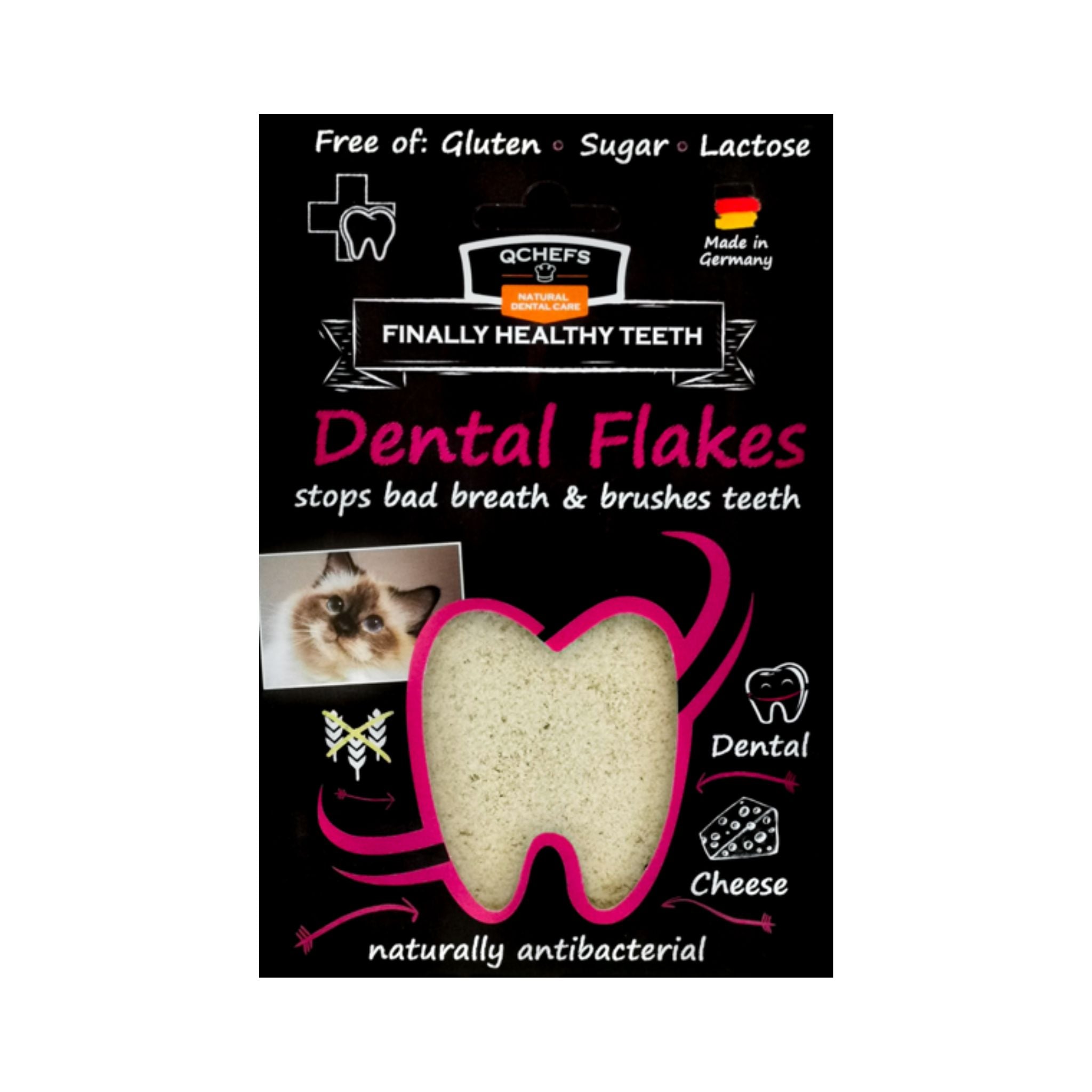 2-pack set Dental Flakes for cats