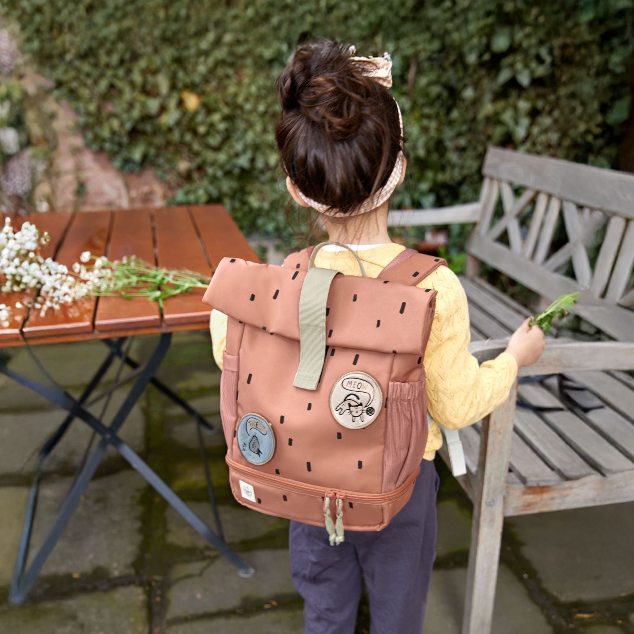 Mini Rolltop Backpack Happy Prints