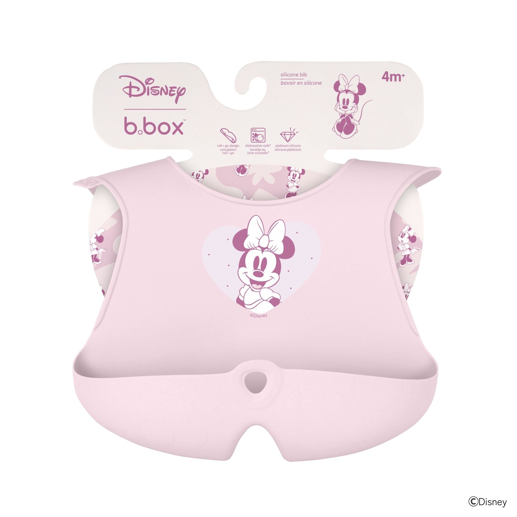 Disney Silicone Bib - Minnie Soft