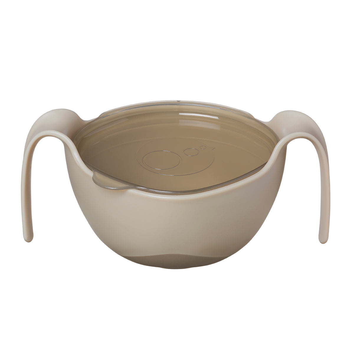 シップスナックボウル（蓋・取手付きお食事ボウル） latte 蓋付き