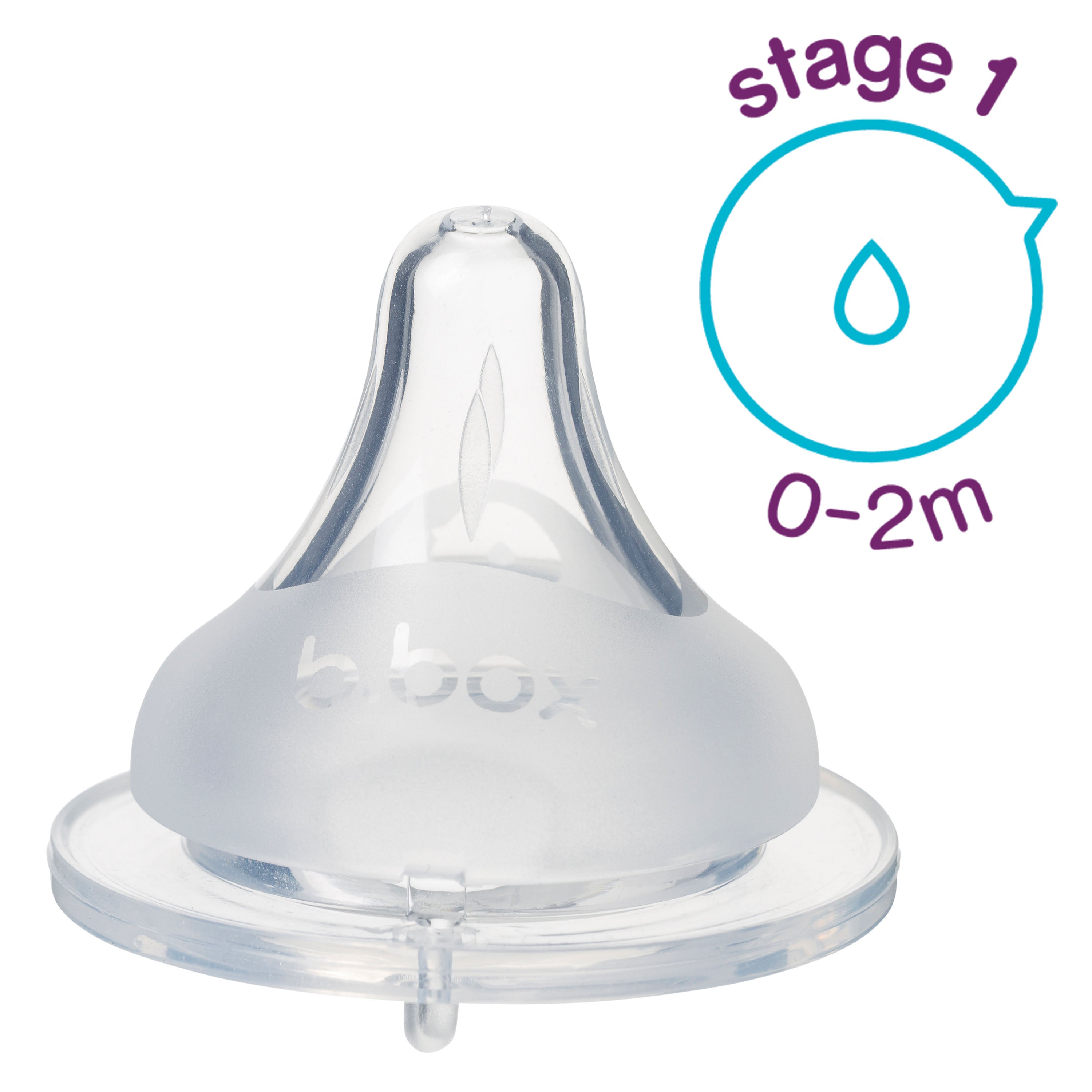 2 Pack Baby Bottle Anti-Colic Teat - stage 1