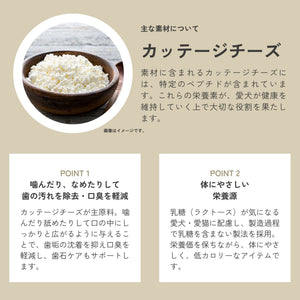 主な素材のカッテージチーズについての説明