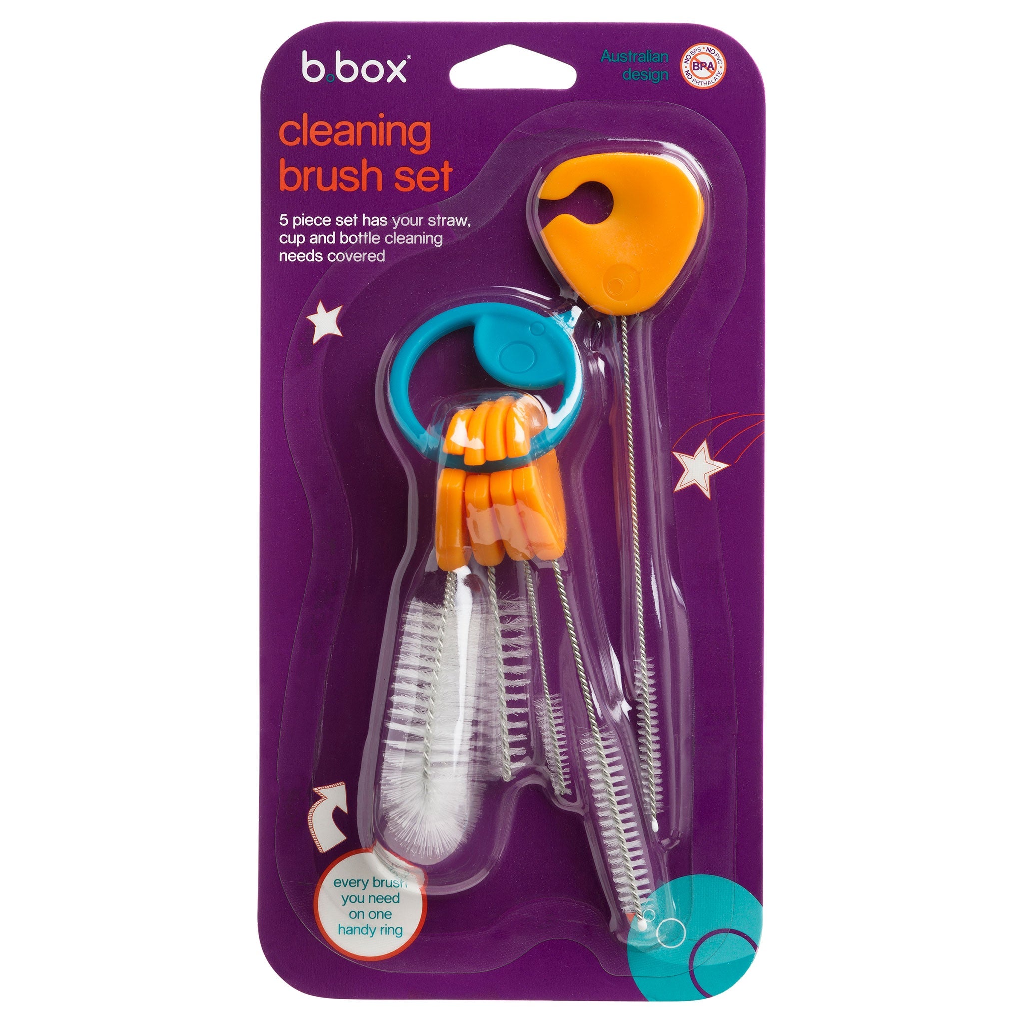 Cleaning brush set