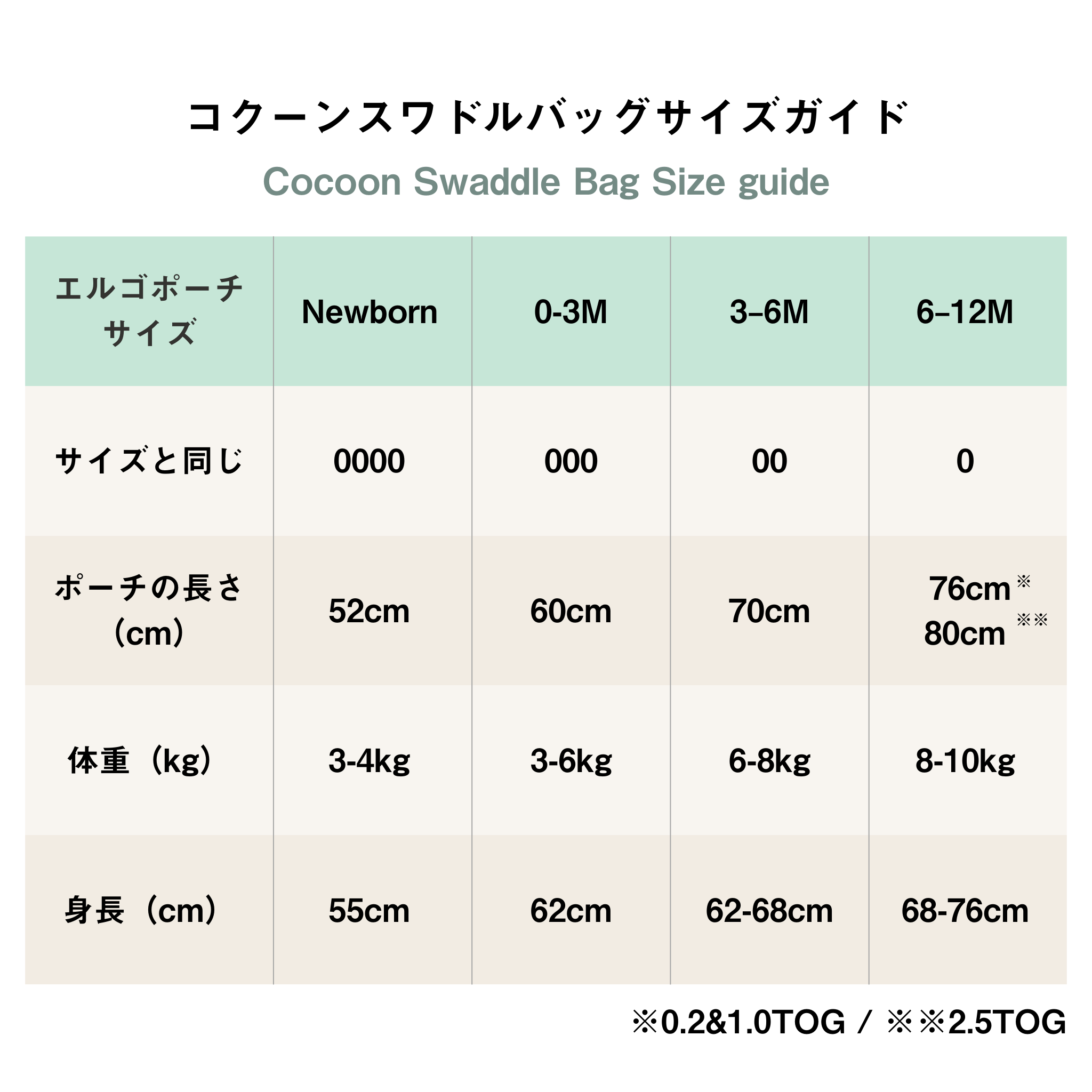 コクーンスワドルバッグ