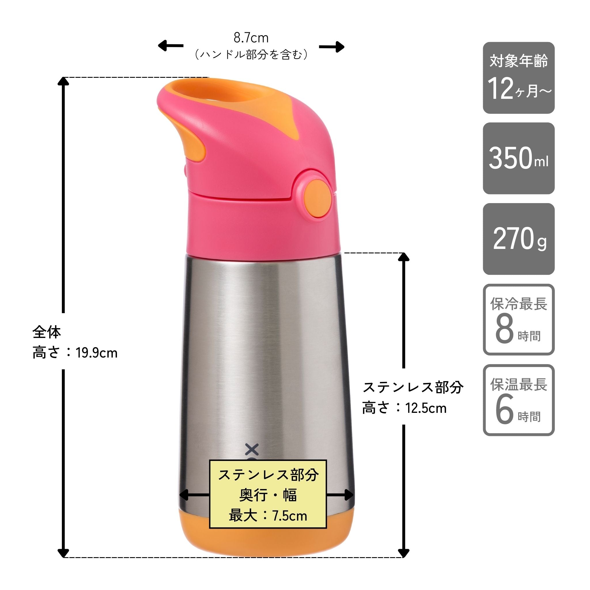350ml Insulated Drink Bottle