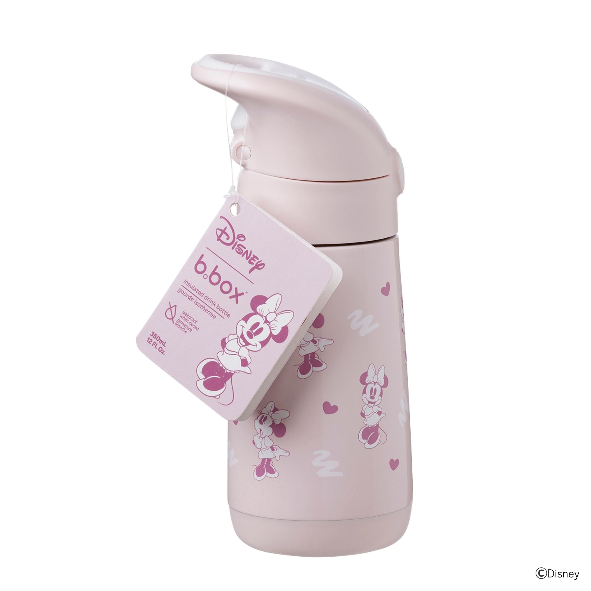 ビーボックス ステンレスドリンクボトル 350ml ミニー 水筒 保冷 直