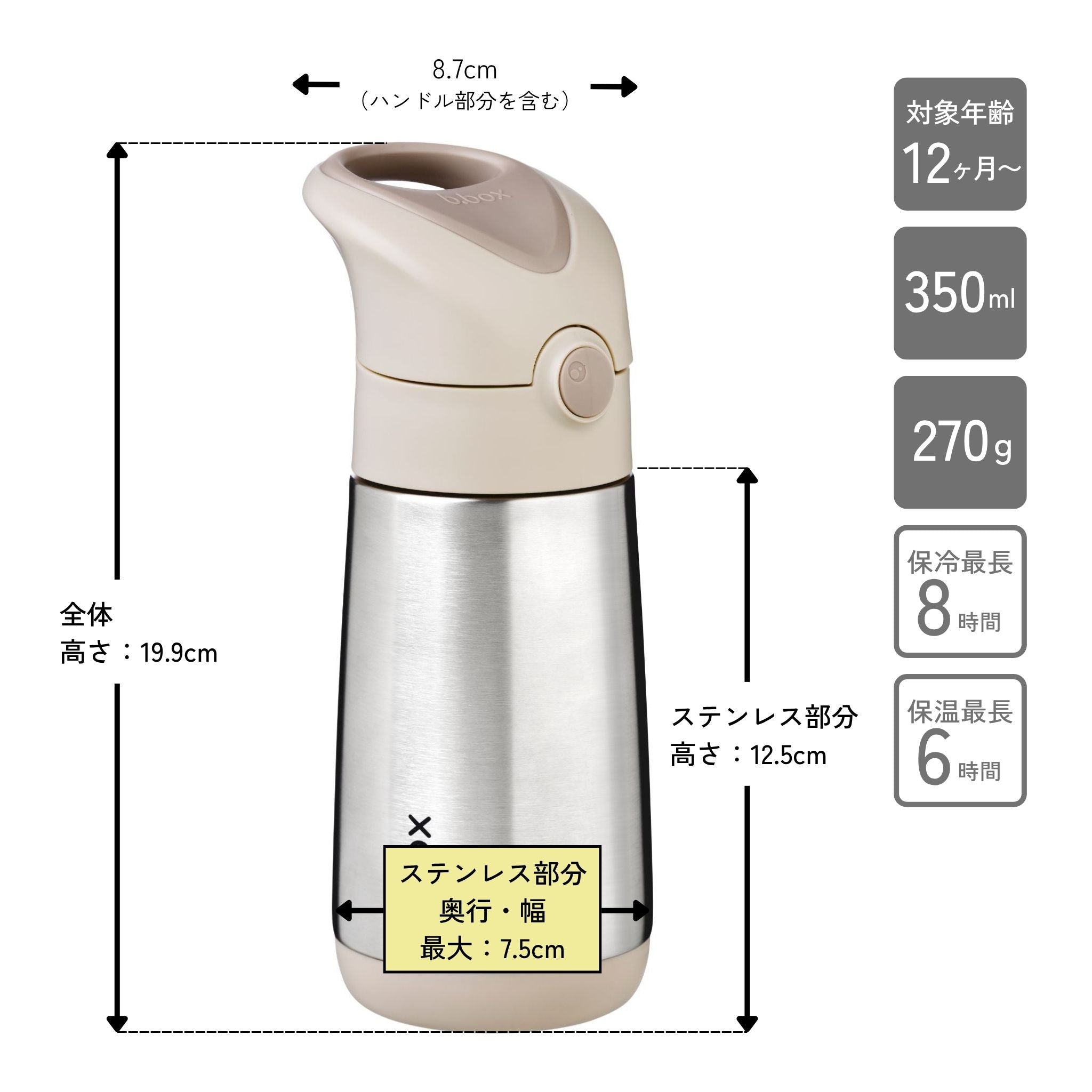 350ml Insulated Drink Bottle