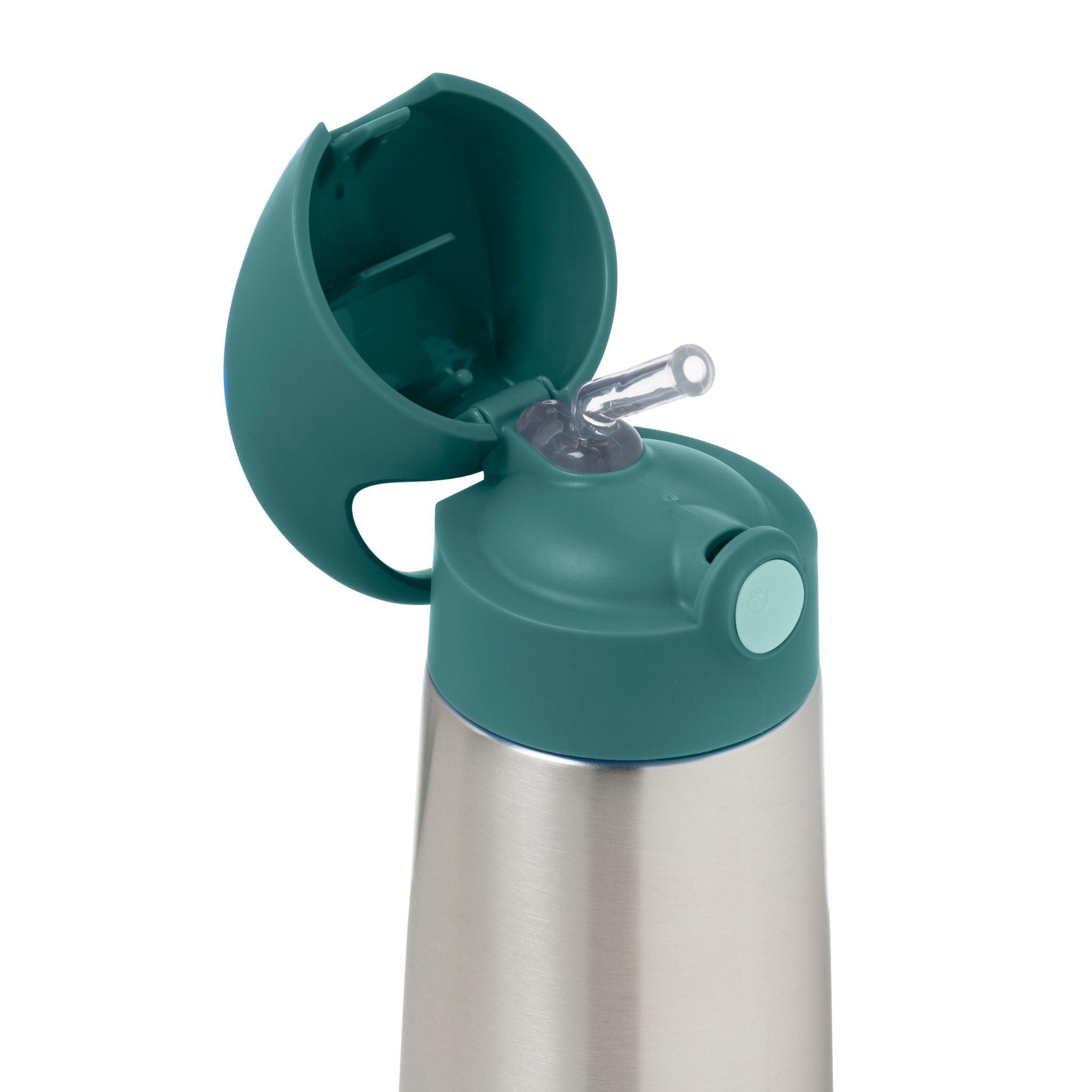 子供用水筒 500mlサイズ グリーンカラー ステンレスドリンクボトル 500ml（ステンレス製水筒）