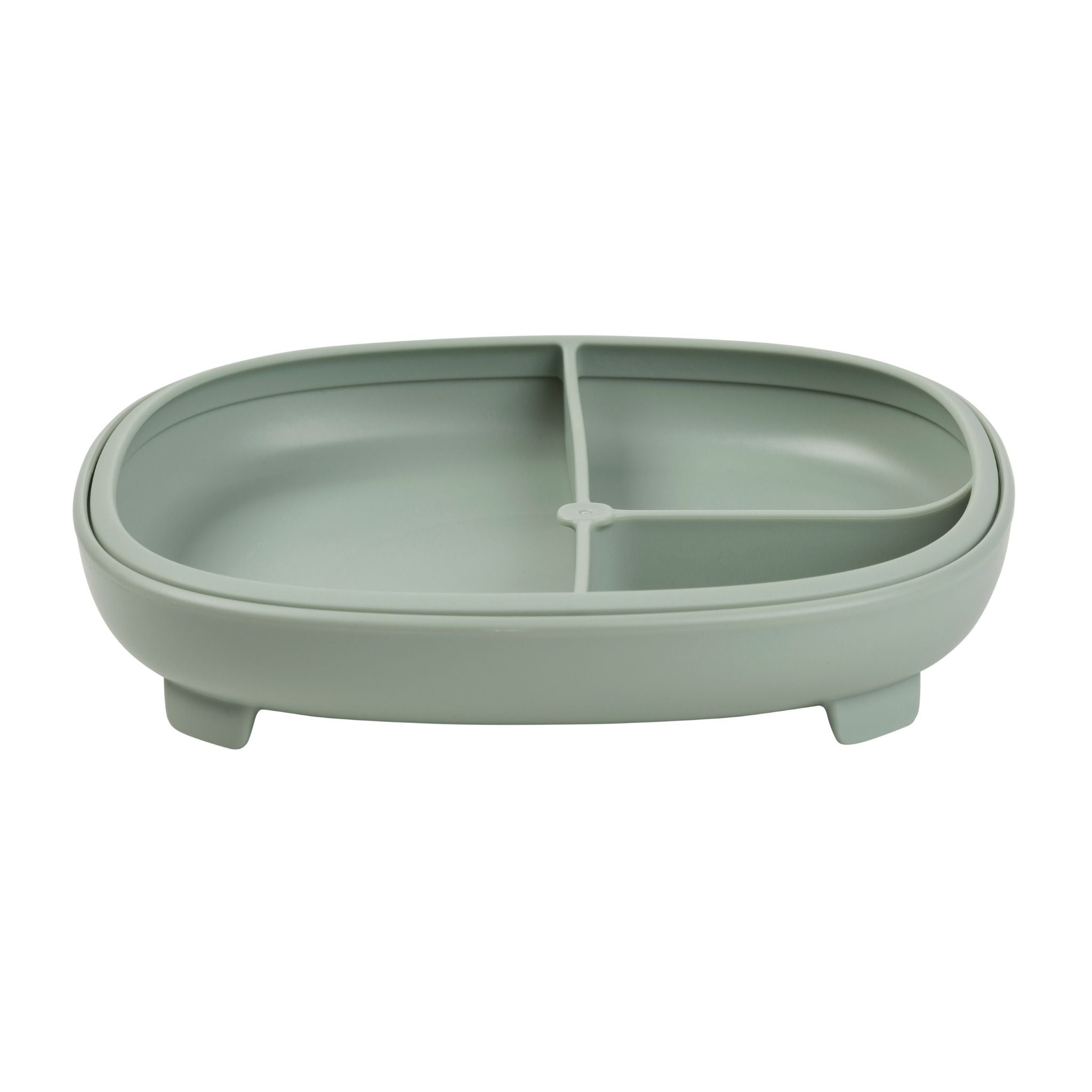 2 in 1サクションプレート（吸盤付き食器）/2 in 1 Suction Plate - sage